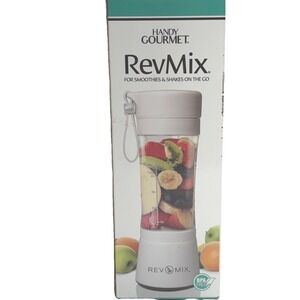 Handy Gourmet RevMix Portable Blender Smoothies & Shakes On The Go